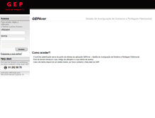 Tablet Screenshot of geponline.gepsa.pt